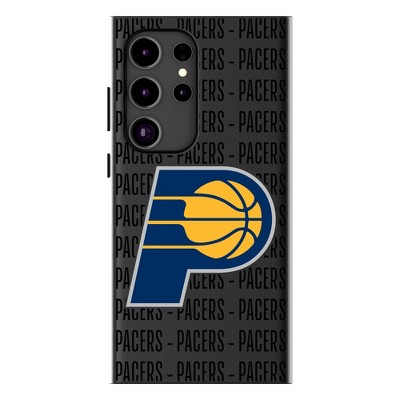 Keyscaper Indiana Pacers Text Backdrop MagSafe Compatible Cell Phone Case for Galaxy S25 Ultra