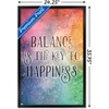 Trends International Brigid Ashwood - Balance is the Key Framed Wall Poster Prints - 3 of 4