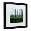 Trademark Fine Art - Christian Lindsten Lake In Forest Matted Framed Art - 3 of 4