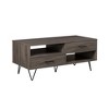 NicBex Modern Minimalist Coffee Table with Storage & Hairpin Legs Ready-to-Assemble for Living Room or Office - 2 of 4
