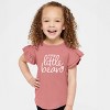 The Juniper Shop Tiny Little Bean Flutter Sleeve Tee - 2 of 4