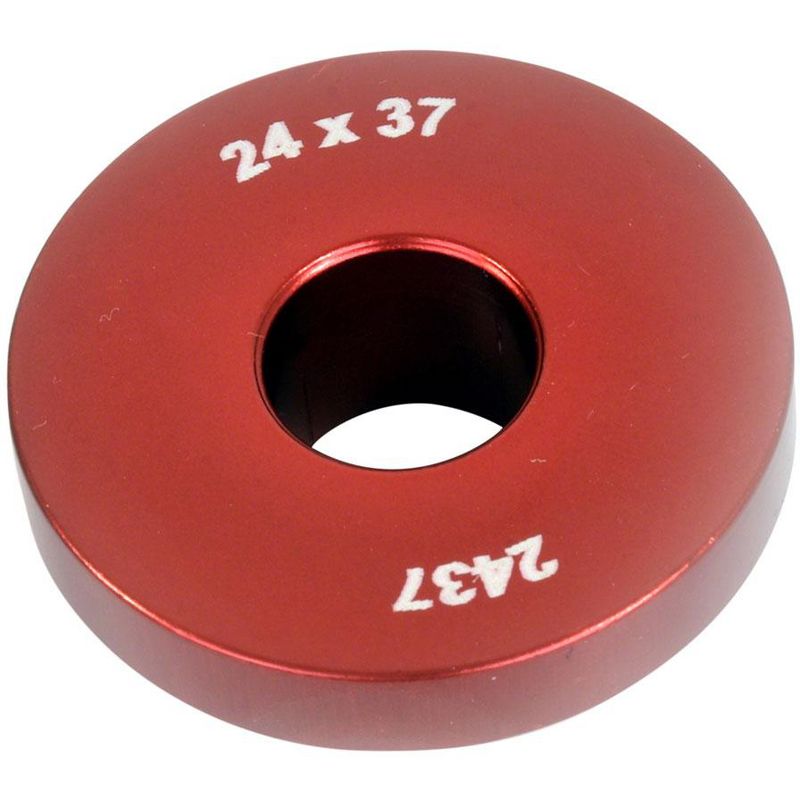Wheels Manufacturing 24mm Open Bore Drift - 1/2" Red Anodized Aluminum, 1 of 2