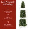 Best Choice Products Unlit Pencil Christmas Tree, Spruce Style Holiday Décor w/ Metal Base - 4 of 4