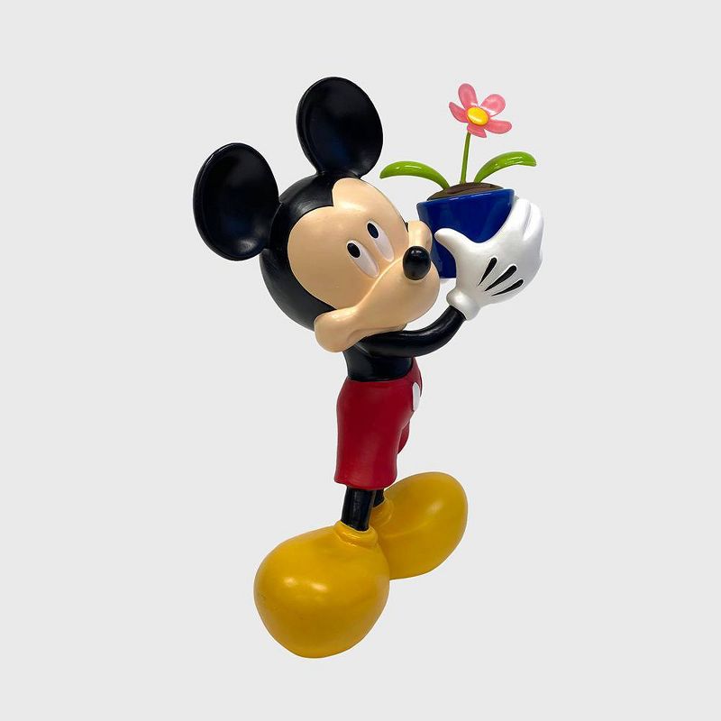 Disney 12&#34; Stone Solar Motion Mickey Mouse Statue, 3 of 5