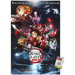 Trends International Demon Slayer: Mugen Train - Collage One Sheet Unframed Wall Poster Prints - 1 of 4