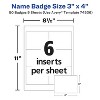 Avery Name Badges with Clips, 3" x 4", 50ct (74536) - 4 of 4