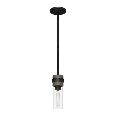 Hunter Fans River Mill 1 - Light Pendant in  Rustic Iron