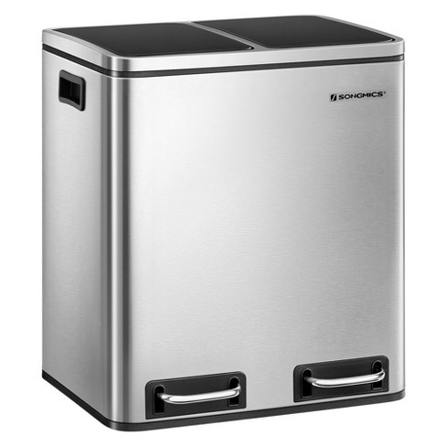 30 Liter Softclose Kitchen Pedal Cube Stainless Steel Garbage Cube.