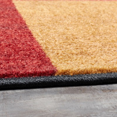 Alliance Multicolor Geometric Synthetic Tufted Small Rug