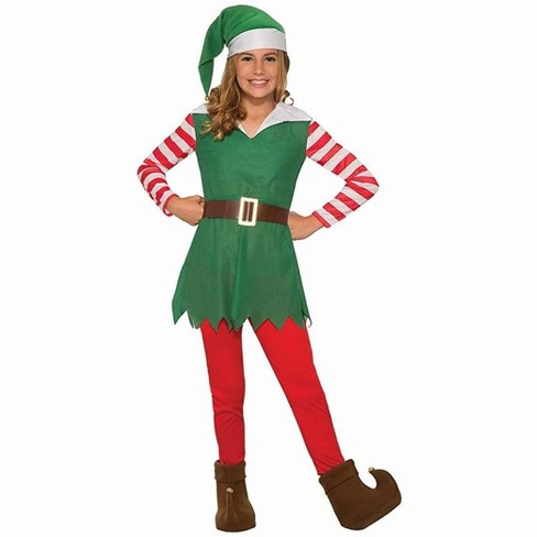 Kids Elf Costume For Girls Holiday Character Santa Helper Elf Costume For  Kids Suits Kids Christmas Costumes For Kids