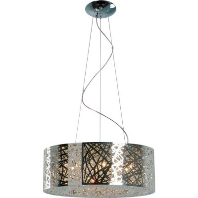 ET2 Lighting Inca 9 - Light Pendant in  Polished Chrome