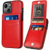 Entronix Slim Wallet Case for Apple iPhone 13, Leather Wallet & Card Holder Bumper Cover, - image 4 of 4