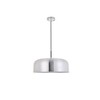 Elegant Lighting Gil 1-Light Brass Pendant with Seeded Clear Glass Globe - 3 of 4