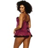 Jezebel by Felina Women's Ruffles Galore Chemise with Hipster Panty - 2 of 2