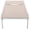 Meridian Furniture Maldives Cream Water Resisting Fabric Patio Adjustable Chaise - 4 of 4
