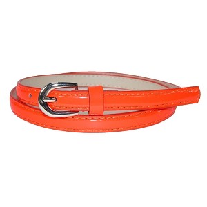 CTM Women's Skinny 1/2 Inch Dress Belt - 1 of 4