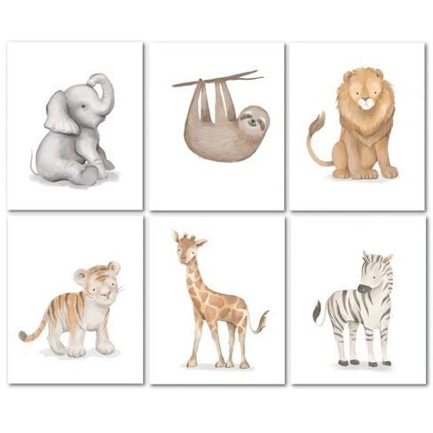 Baby Fashion - Safari Wall Decals - Jungle Wall Decals - Animal