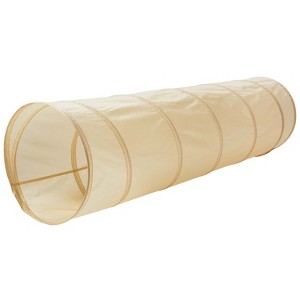 3 Sprouts Kids Recycled Fabric Play Tunnel - Beige - 1 of 4