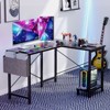 Sweetcrispy 50  Wide Reversible L-Shape Desk with Storage Bag - image 4 of 4