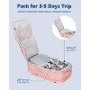Hynes Eagle 40L TSA Friendly Travel Backpack + Fanny Pack-Pink - 4 of 4