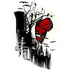 Junior's Design By Humans Eaten by Nature By flintsky89 T-Shirt - 2 of 3