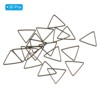 Unique Bargains Jewelry Handmade Triangle Earrings Beading Hoop 30 Pcs - 3 of 4