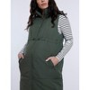 Women's Woven Full-Zip Sleeveless Quilted Puffer Vest | Motherhood Maternity - 4 of 4