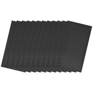 Unique Bargains Stainless Steel DIY Laser Printing Office Engraving Blank Card 12 Pcs - 1 of 4
