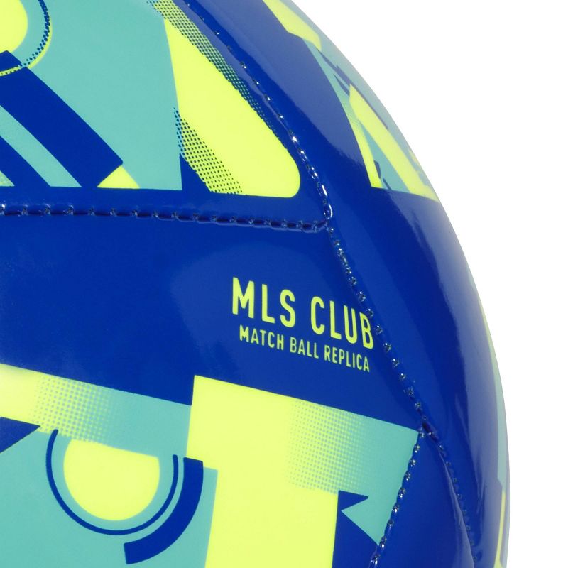 Adidas MLS Size 5 Club Sports Ball - Blue, 4 of 5