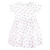 Hudson Baby Girls Cotton Dresses, Tiny Pink Flower - 3 of 4
