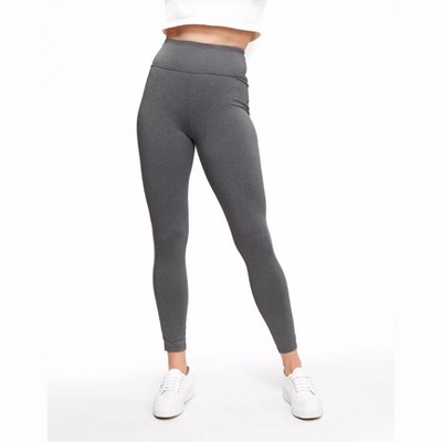 Forever 21 Women's Active Seamless Heathered Leggings in Heather Grey  Medium