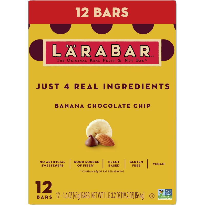 Larabar Banana Chocolate Chip - 12ct, 4 of 6