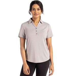 Cutter & Buck Forge Eco Stretch Recycled Womens Short Sleeve Polo - 1 of 2