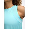 Peloton Women's Essential Performance Tank, Aqua Sky - 4 of 4