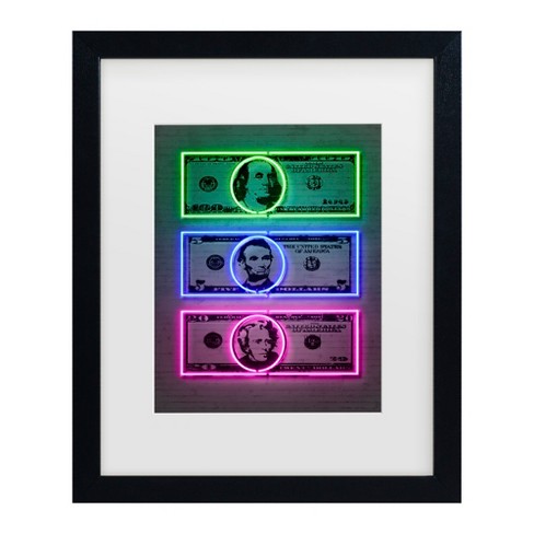 Octavian Mielu Dollars Matted Framed Art : Target