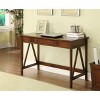 HomeStock Home Dcor HomeStock Home Decor Antique Tobacco Titian, 45.98" x 20" x 30" Desk, - 4 of 4