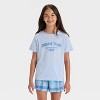 Girls' 2pc Short Sleeve Pajama Set - Cat & Jack™ - 3 of 4