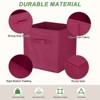 Unique Bargains Fabric Storage Bins 3 Pcs - 3 of 4