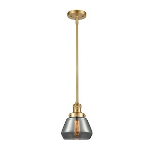 Fulton - 1 Light Stem Hung Mini Pendant In Industrial Style-9 Inches Tall and 7 Inches Wide - 1 of 1