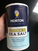 Morton Iodized Sea Salt 26oz Target