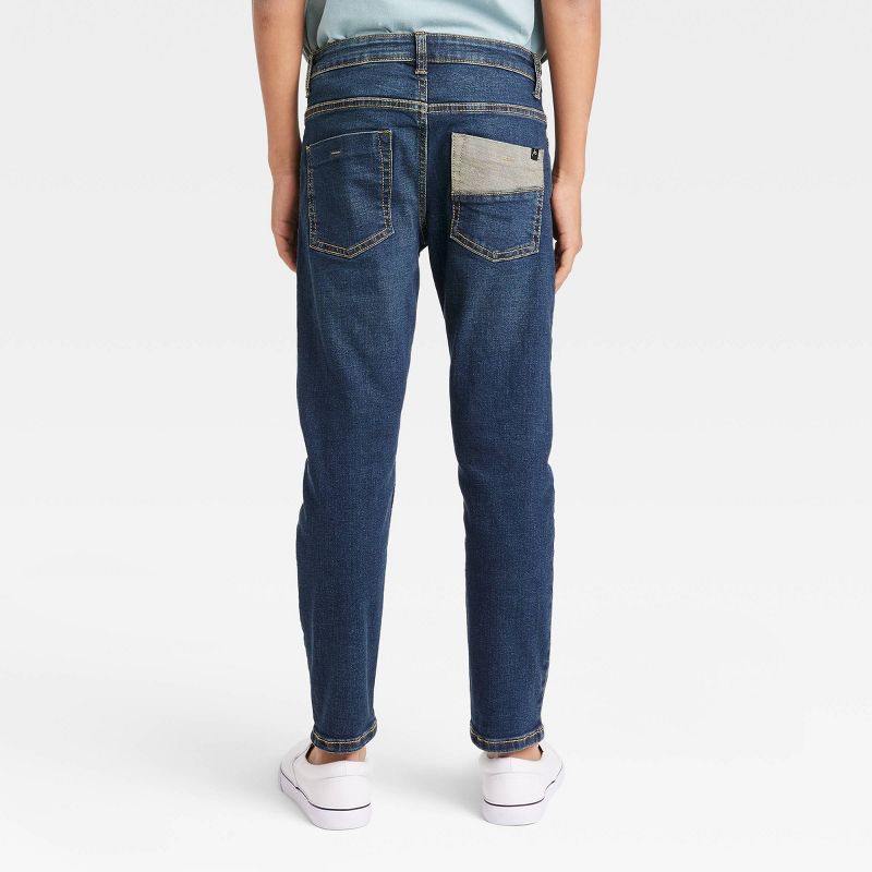 Boys' Stretch Relaxed Taper Jeans- art class™, 2 of 6