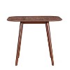CAVINAS Square Dining Table for 4,Kitchen Table with 4 Tapered Splayed Legs,Faux Wood Top,Rubber Wood Frame,Wooden Table for Dining Room - 2 of 4