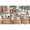 Aukfa 3-piece Bar Table and Chair Set - with Sponge Cushion Backrest, Suitable for Home - 3 of 4