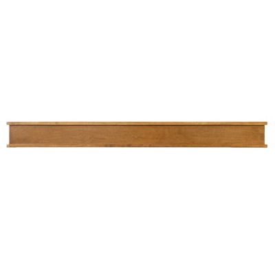 Modern Ember Muirwood Maple Wood Fireplace Mantel Shelf | Elegant Transitional Design with Symmetrical Top & Bottom Molding - Wall Mounted