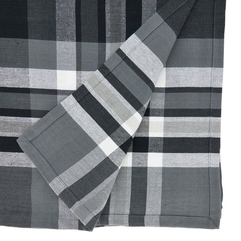 Saro Lifestyle Cotton Tablecloth With Striped Border, 2 of 7