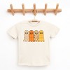 Four Ghosts Checkered Quilted Printed - Youth Short Sleeve Graphic T-Shirt and Toddler Short Sleeve Graphic T-Shirt - 2 of 4