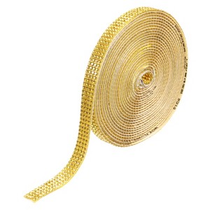 Unique Bargains Self-Adhesive Crafts Decorations Crystal Rhinestone Diamond Ribbons - 1 of 4