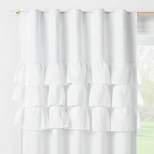  Ruffle Blackout Kids' Curtain Panel - Pillowfort™