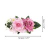 Unique Bargains Women's Styling Simulated Flowers Hair Clips Comb 1 Pc - 2 of 4