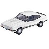Ford Capri Mk3 RHD (Right Hand Drive) Diamond White with Black Stripes 1/148 (N) Scale Diecast Model Car by Oxford Diecast - 2 of 4